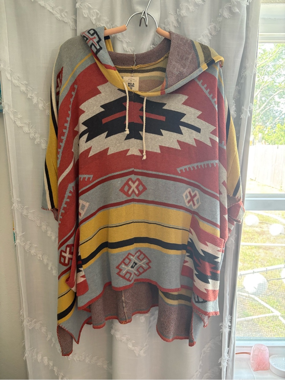 Billabong Aztec Hooded Poncho